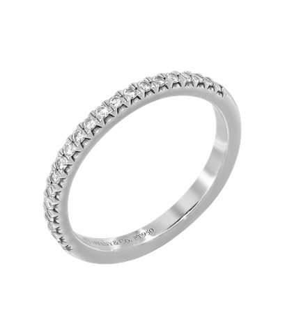 Кольцо Tiffany из платины 950 пробы с бриллиантами