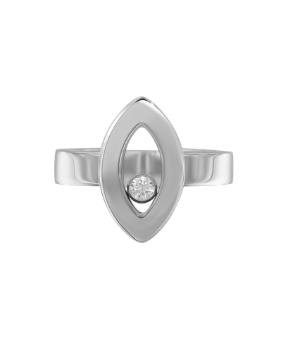 Кольцо Chopard из белого золота 750 пробы с бриллиантом