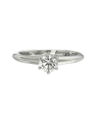 Кольцо Tiffany & Co из платины 950 пробы с бриллиантом 