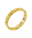 Кольцо Roberto Coin из жёлтого золота 750 пробы с рубином
