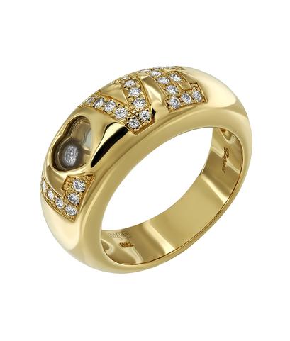 Кольцо Chopard Love из желтого золота 750 пробы с бриллиантом