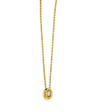 Колье Chaumet из желтого золота 750 пробы с бриллиантом