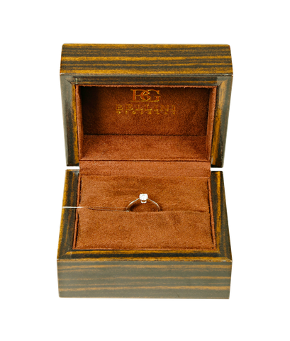 Кольцо Bellini из белого золота 750 пробы с бриллиантом