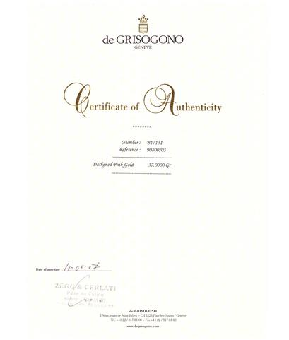 Кулон на цепи de Grisogono Sensuale из розового золота 750 пробы с эмалью