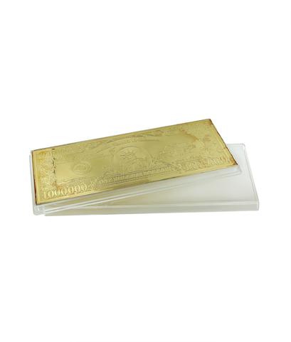 Сувенир 1000000$ Million Dillars Golden Proof из серебра 999 пробы с позолотой