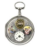 Карманные часы из серебра (начало 19 века)