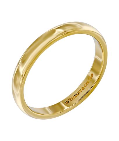 Кольцо Tiffany из желтого золота 750 пробы 