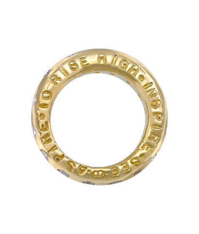 Кольцо Aurora Lopez Mejia из желтого золота 750 пробы с бриллиантами