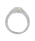 Кольцо из белого золота 750 пробы с бриллиантами 