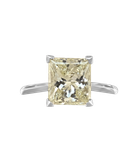 Кольцо из белого золота 750 пробы с бриллиантом 3,18ct