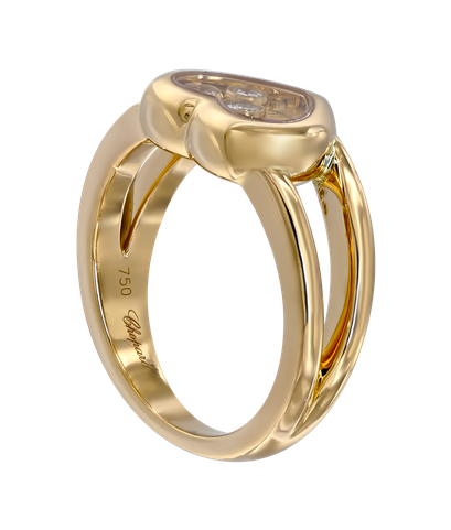 Кольцо Chopard Love из жёлтого золота 750 пробы с бриллиантами