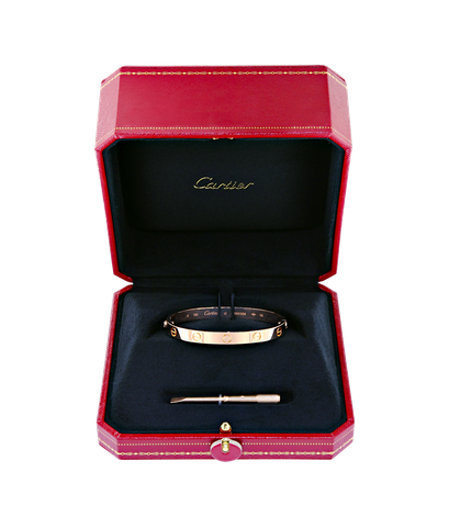Браслет Cartier Love из розового золота 750 пробы 