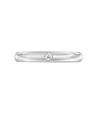 Кольцо Cartier 1895 из платины 950 пробы с бриллиантом