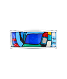Кольцо Frey Wille Hommage à Hundertwasser родиевое покрытие и горячая эмаль