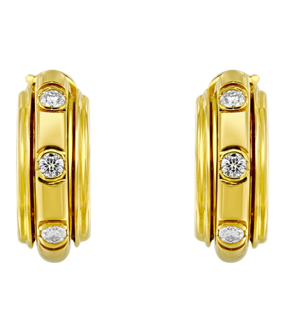 Серьги Piaget Possession из желтого золота 750 пробы с бриллиантами