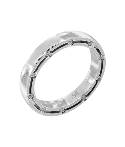 Кольцо Damiani из белого золота 750 пробы с бриллиантами 