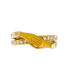 Кольцо Carrera y Carrera из жёлтого золота 750 пробы с бриллиантами 