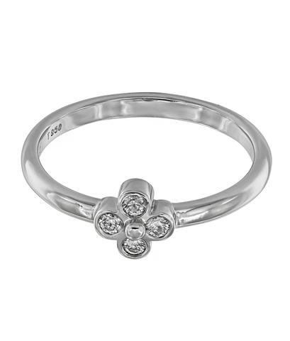 Кольцо Tiffany из платины 950 пробы с 4 бриллиантами