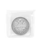 Монета 1 рубль (1915 г) из серебра 900 пробы "Николай II император и самодержецъ всеросс."