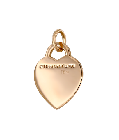 Кулон Tiffany из розового золота 750 пробы с бриллиантами 
