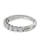 Кольцо Tiffany Embrace & Co из платины 950 пробы с бриллиантами 