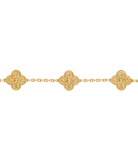 Браслет Van Cleef and Arpels Alhambra 5 Motifs из жёлтого золота 750 пробы 